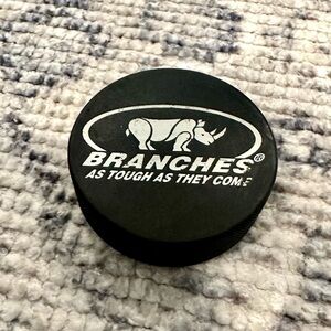 Viceroy/Official Hockey Puck “Branches As Tough As They Come” Rhino logo